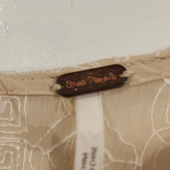 Free People Cream Lace Mini Dress - Picture 2 of 13